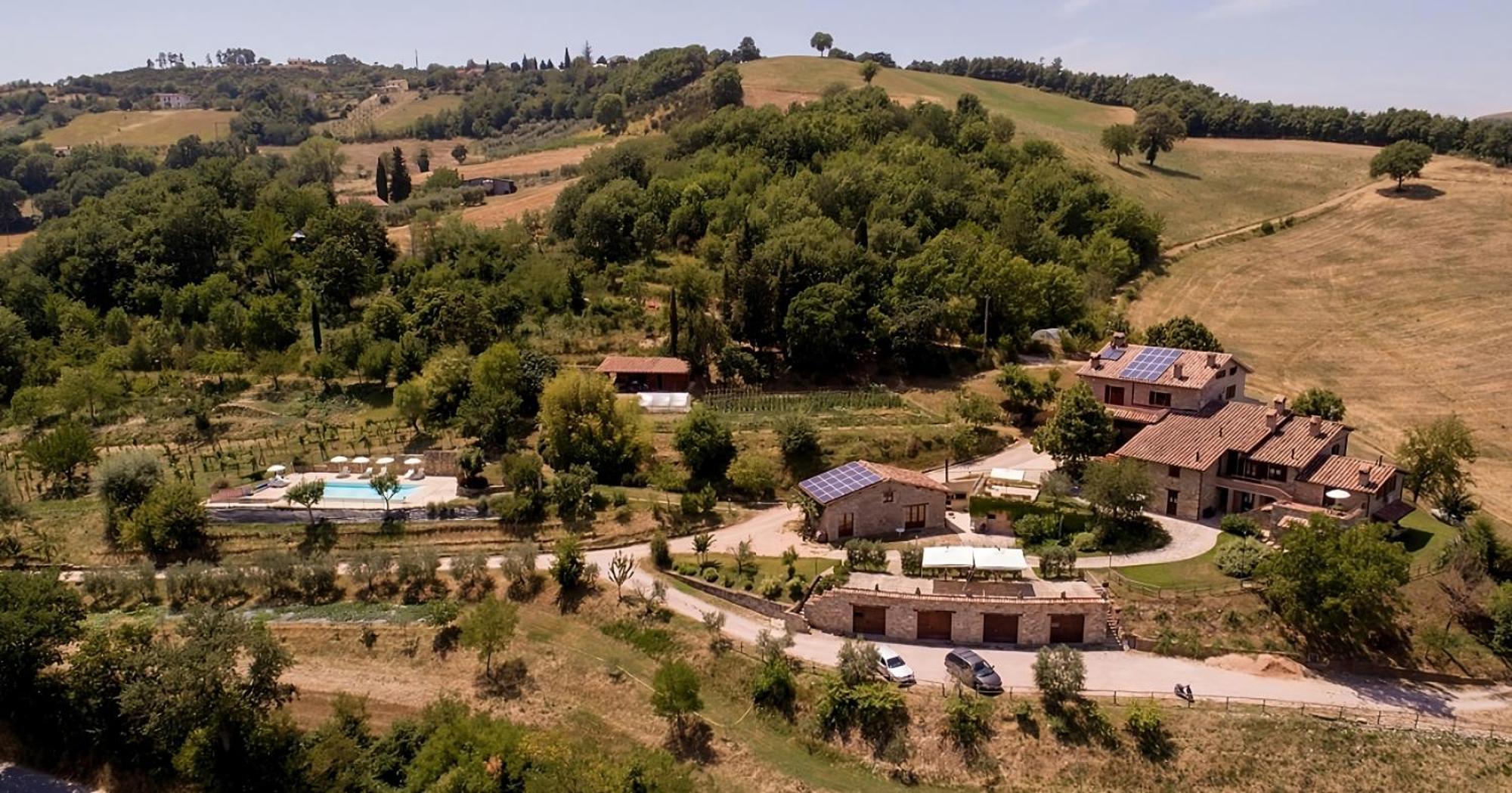 Fonte Chiara Villa Gubbio Dış mekan fotoğraf